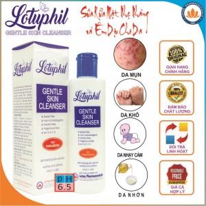 [FREESHIP] Lotuphil Gentle Skin Cleanser 250ml - Sữa rửa mặt dịu êm, ngăn ngừa mụn, thích hợp cho da nhờn, da khô, da nhạy cảm 